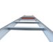 Односекционная приставная лестница Unomax Pro 15 ступеней