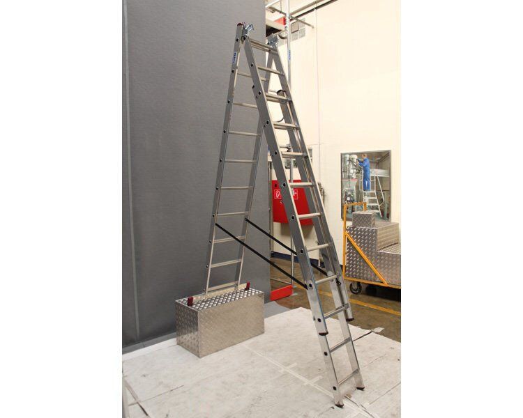 Трехсекционная лестница KRAUSE Corda 3x10 ступеней