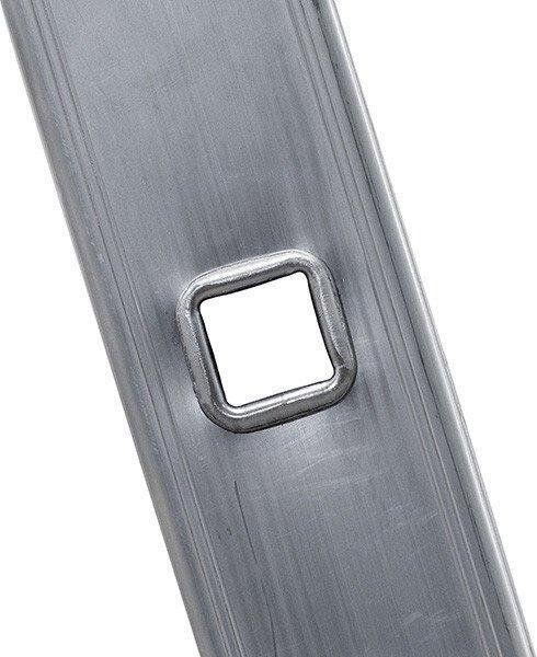 Двосекційна алюмінієва драбина DUOMAX 2x8 сходинок