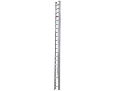 Двухсекционная лестница 2x21 ступеней с тросом