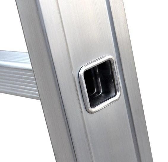 Трехсекционная алюминиевая лестница Triomax Pro 3x8 ступеней